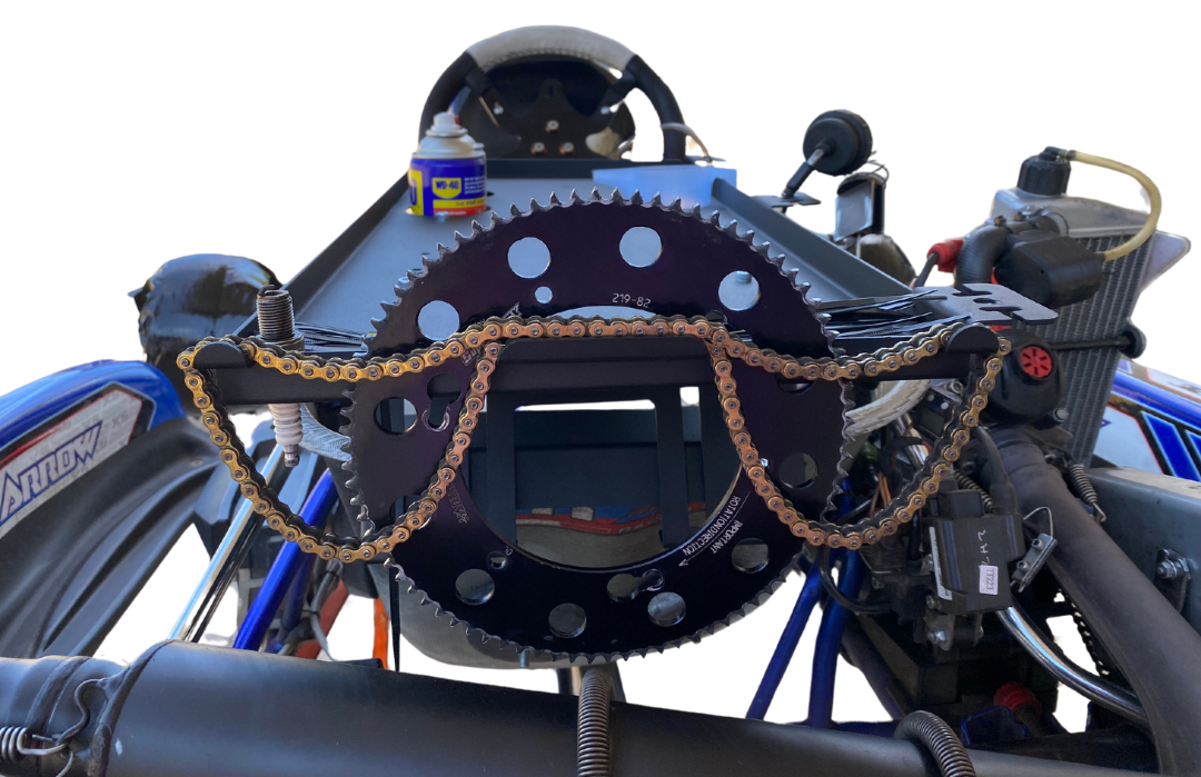 rear view sprocket and chain holder