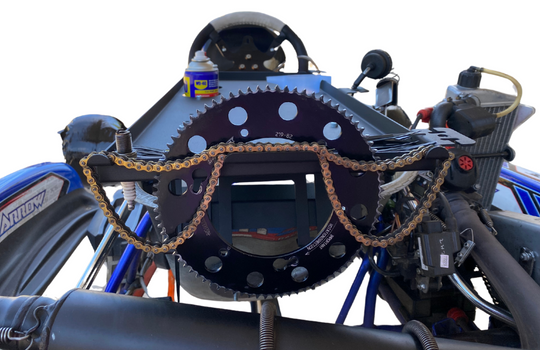 rear view sprocket and chain holder